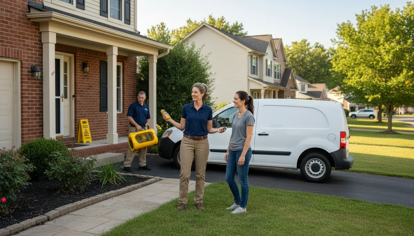 Water restoration image for Fire And Smoke Damage Restoration in Dycusburg, KY